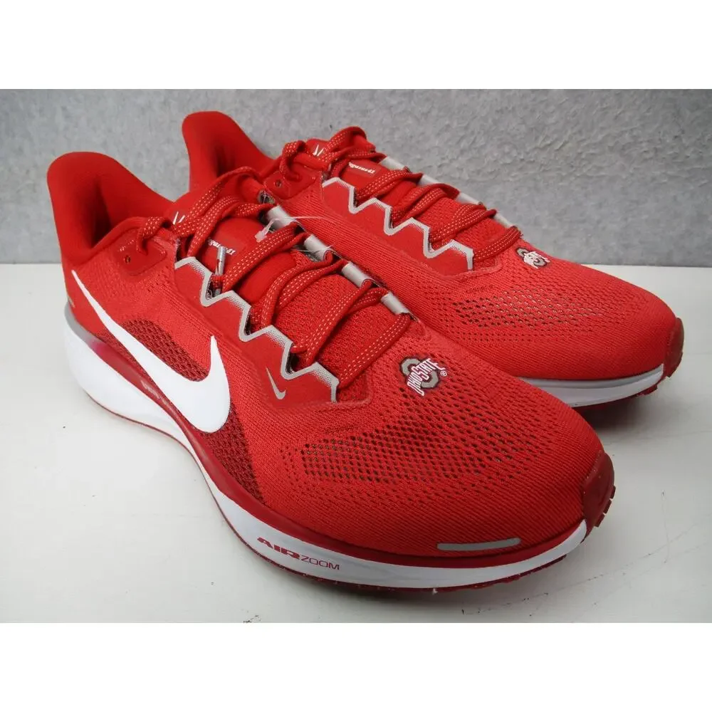 Nike Air Zoom Pegasus 41 Ohio State Buckeyes Red Mens Sz 8 Womens Sz 9.5